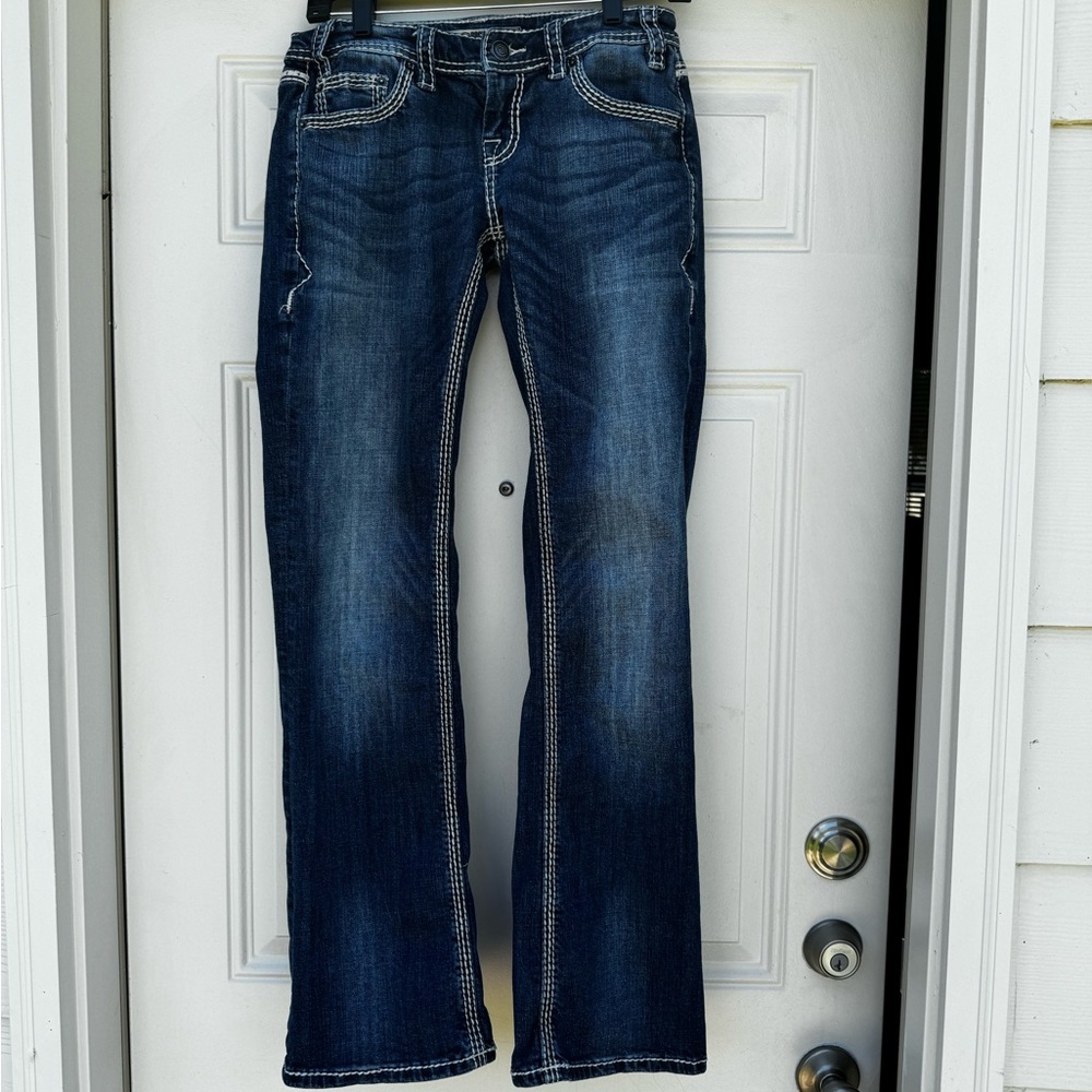Rock N Roll Cowgirl Women's Midrise Bootcut Riding Jean  27x34